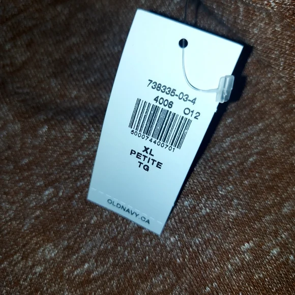 Old Navy Brown Marled Knit Cowl Neck Tunic - Picture 2 of 3